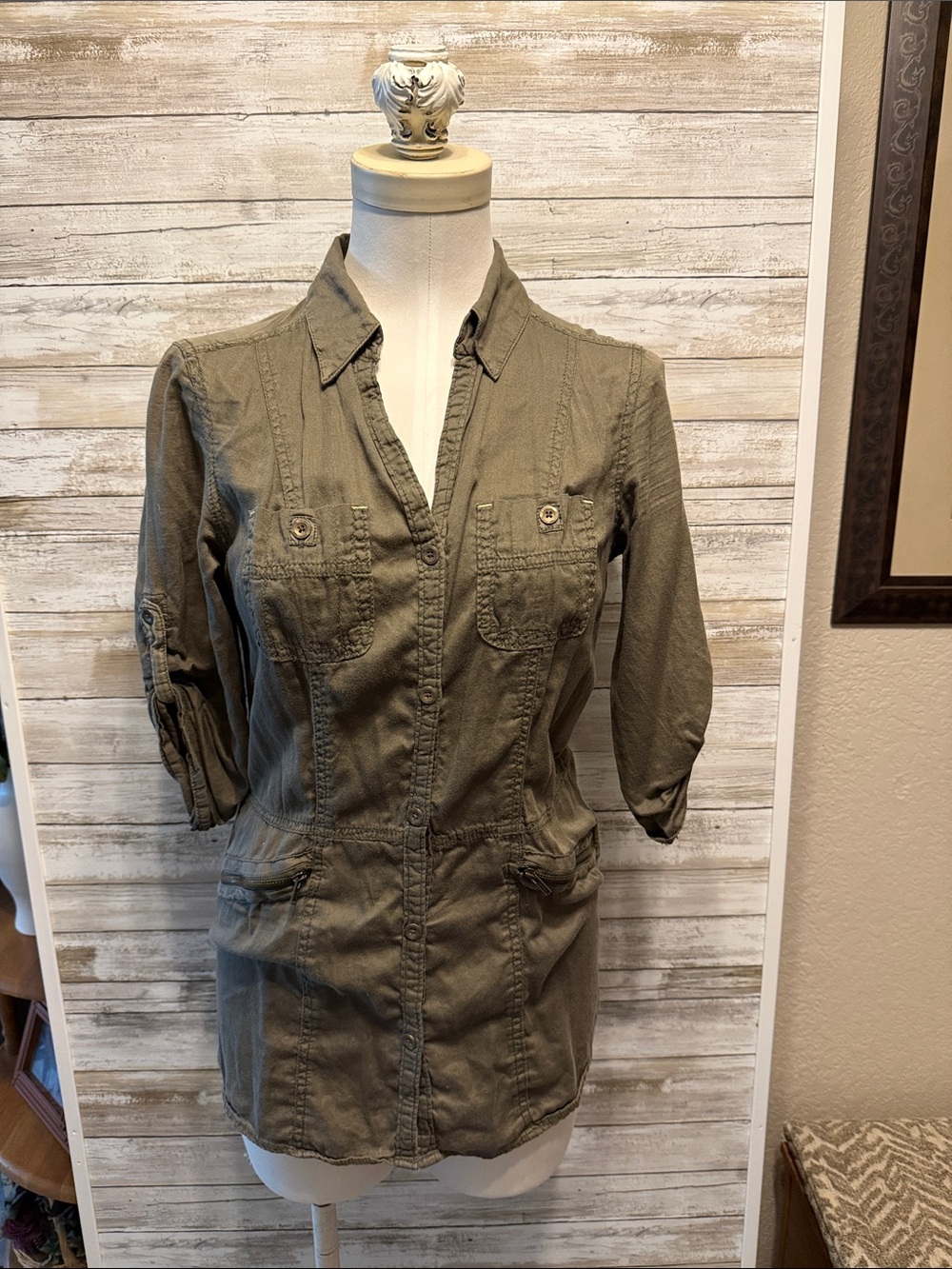 Women's Utility Jacket - Olive